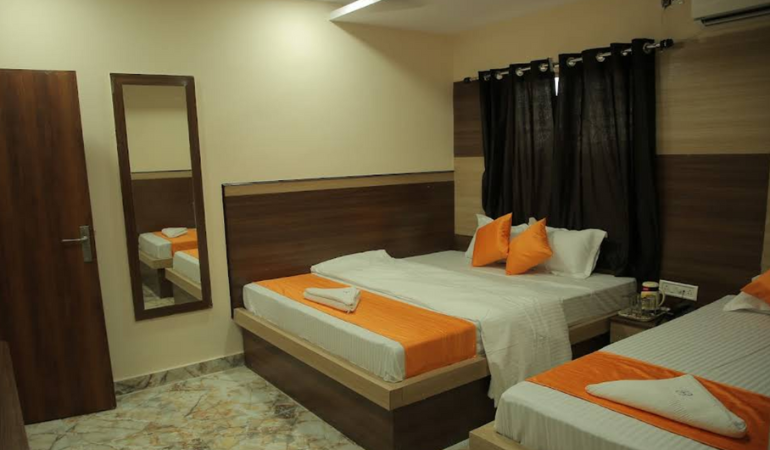 Prayer and meditation space at Kutch Vagad Dharamshala